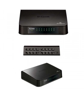 SWITCH D-LINK DES-1016A, 16 RJ-45 10/100 MBPS, AUTO MDI/MDI-X