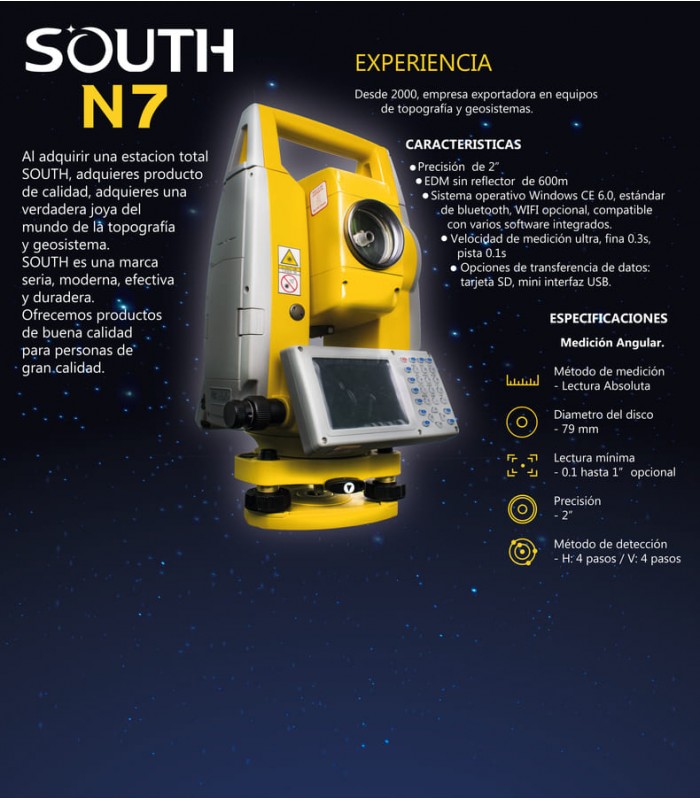 ESTACION TOTAL SOUTH N7