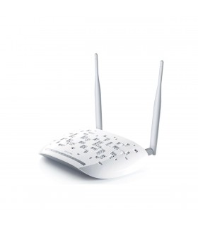 Router Ethernet Wireless TP-Link TL-W8961N, 300 Mbps, 2.4 GHz, 802.11 b/g/n, 2 Antenas.