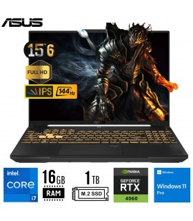 Notebook ASUS TUF Gaming F15, 15.6" FHD IPS, Core i7 13620H 4.9GHz 16GB DDR5-4800