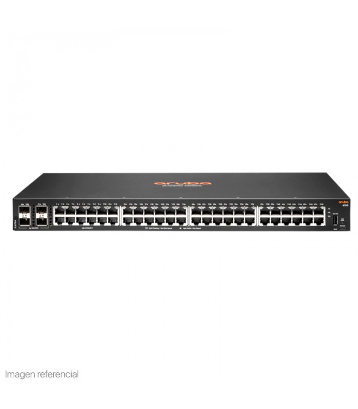SWITCH ADMINISTRABLE HPE ARUBA CX 6100 48G 4SFP+ 4 X PUERTOS 1G/1  (JL676A) 