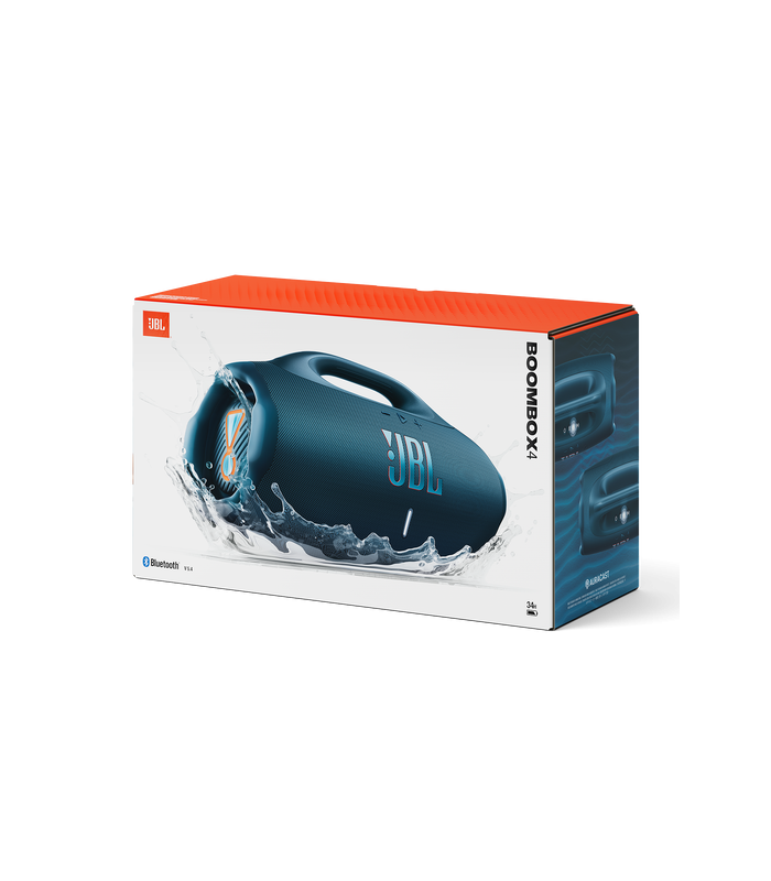 PARLANTE INALÁMBRICO JBL BOOMBOX 4 BT SPEAKER BLUE