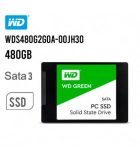 UNIDAD EN ESTADO SOLIDO WESTERN DIGITAL WD GREEN, 480GB, SATA 6.0 GBPS.