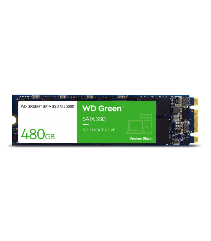 UNIDAD EN ESTADO SOLIDO WESTERN DIGITAL WD GREEN 480GB M.2 2280 SATA 6.0 GBPS