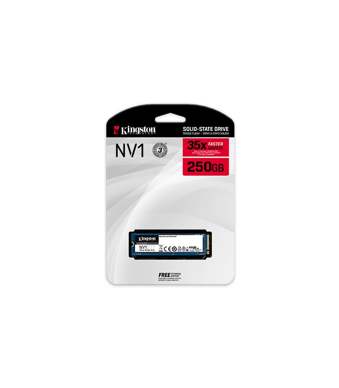 UNIDAD EN ESTADO SOLIDO KINGSTON NV1 NVME PCIE SSD 500GB (SNVS/500G)