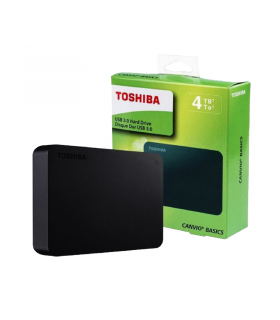 DISCO DURO EXTERNO TOSHIBA CANVIO BASIC DE  4TB  USB 3.0 NEGRO