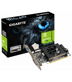 TARJETA DE VIDEO GIGABYTE NVIDIA GEFORCE GT 710 2GB DDR3 64-BIT HDMI DVI VGA PCI