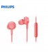 AUDIFONOS PHILIPS INTRAUDITIVOS CON MICROFONO IN-EAR TAE4105RD