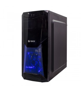 CASE TEROS TE1056 MID TOWER ATX 600W USB 2.0  USB 3.0 AUDIO NEGRO