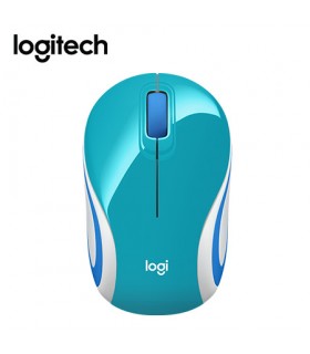 MOUSE OPTICO INALAMBRICO LOGITECH M187 1000 DPI LIGHT BLUE RECEPTOR USB 910-005363
