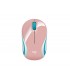 MOUSE OPTICO INALAMBRICO LOGITECH M187 1000 DPI ROSADO RECEPTOR USB 910-005364
