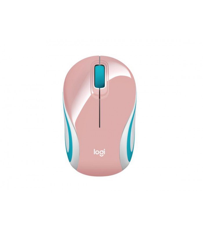 MOUSE OPTICO INALAMBRICO LOGITECH M187 1000 DPI ROSADO RECEPTOR USB 910-005364