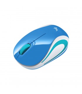 MOUSE OPTICO INALAMBRICO LOGITECH M187 1000 DPI AZUL RECEPTOR USB 2.4GHZ  910-005360