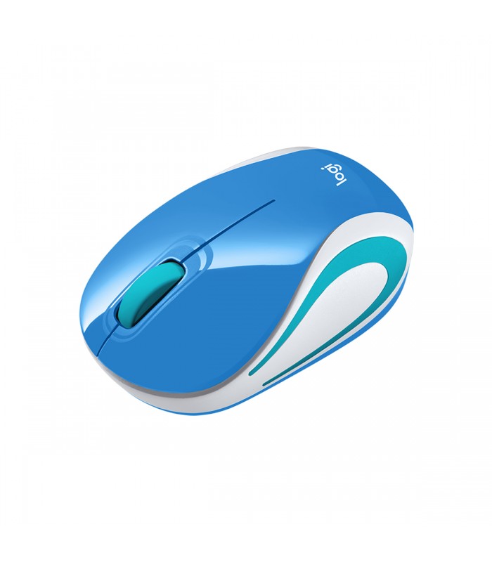 MOUSE OPTICO INALAMBRICO LOGITECH M187 1000 DPI AZUL RECEPTOR USB 2.4GHZ  910-005360