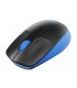 MOUSE OPTICO INALAMBRICO LOGITECH M190 1000 DPI NEGRO/AZUL RECEPTOR USB 2.4GHZ