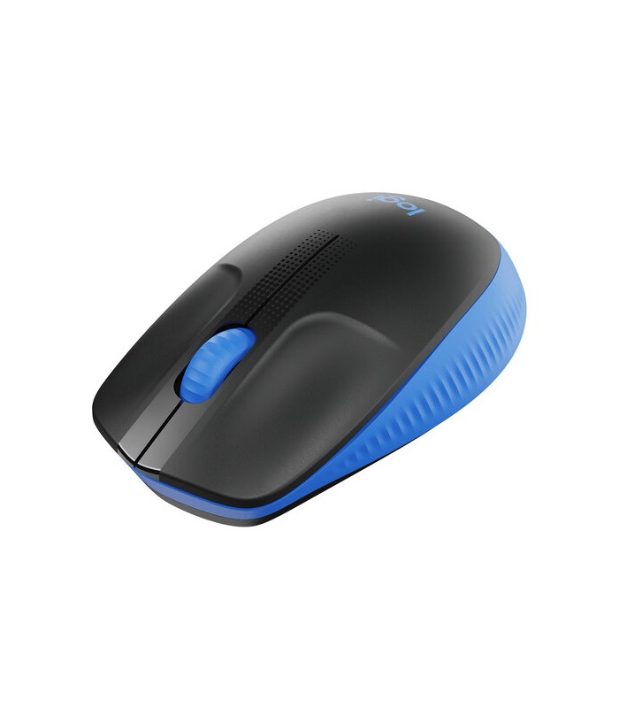 MOUSE OPTICO INALAMBRICO LOGITECH M190 1000 DPI NEGRO/AZUL RECEPTOR USB 2.4GHZ