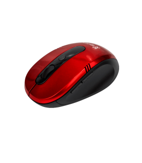 MOUSE OPTICO INALAMBRICO KLIP XTREME VECTOR KMW-330RD ROJO NEGRO