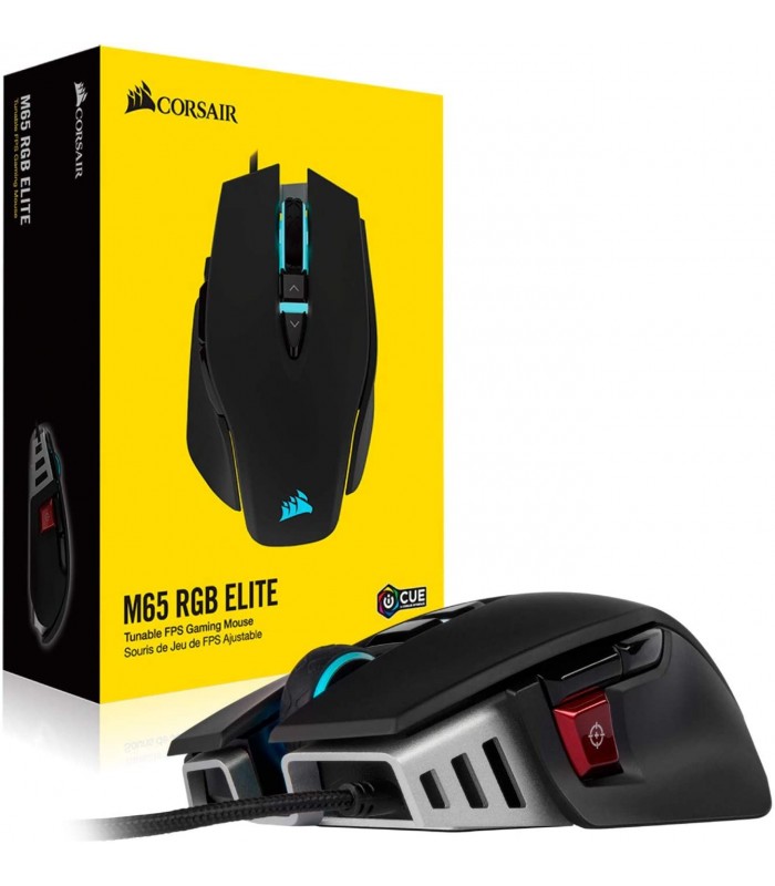 MOUSE GAMING MS CORSAIR M65 RGB ELITE - BLK