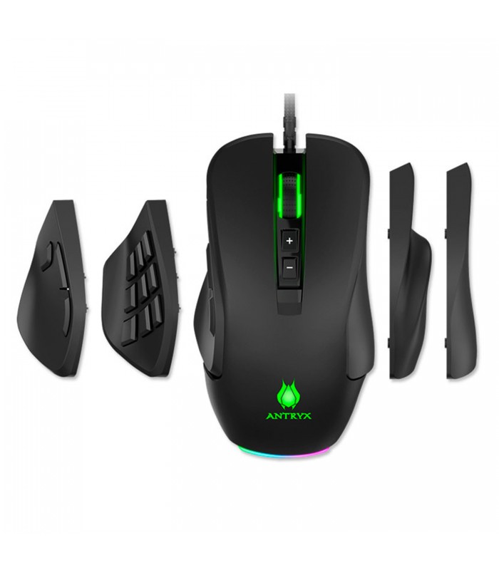MOUSE GAMING ANTRYX  PIXART SENSOR 16400 DPI XCALIBUR
