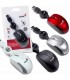 MOUSE OPTICO RETRACTIL GENIUS MICRO TRAVELER V2 USB 1000 DPI ROJO