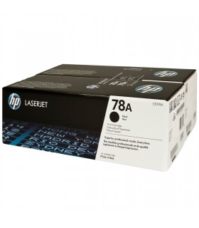TONER LASERJET HP CE278AD (78AD) COLOR NEGRO DUAL PACK.