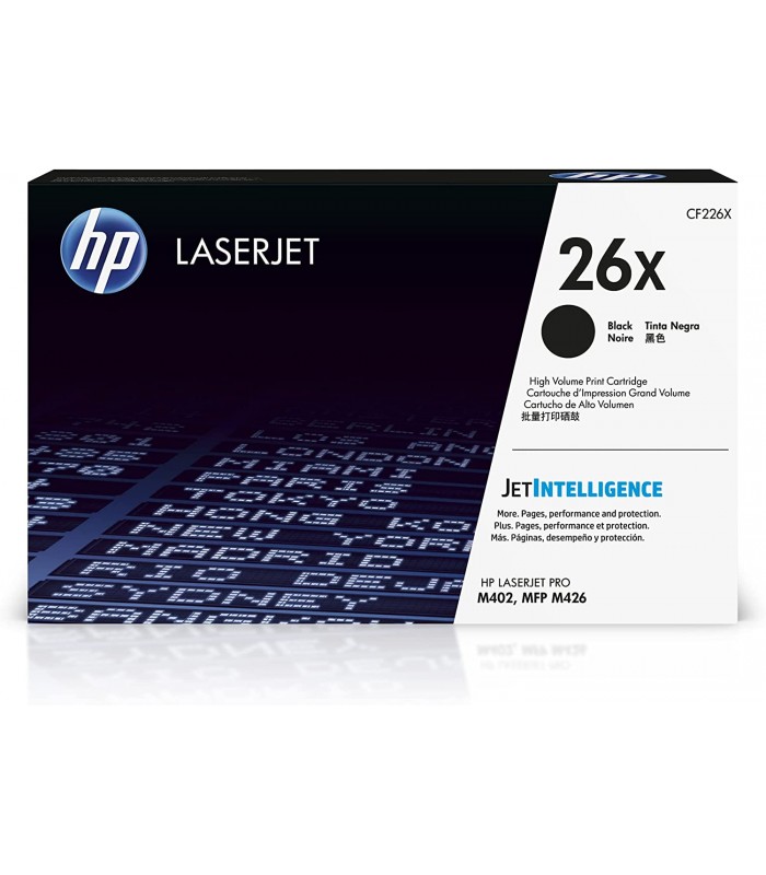 TONER LASERJET HP CF226X (26X)  COLOR NEGRO.