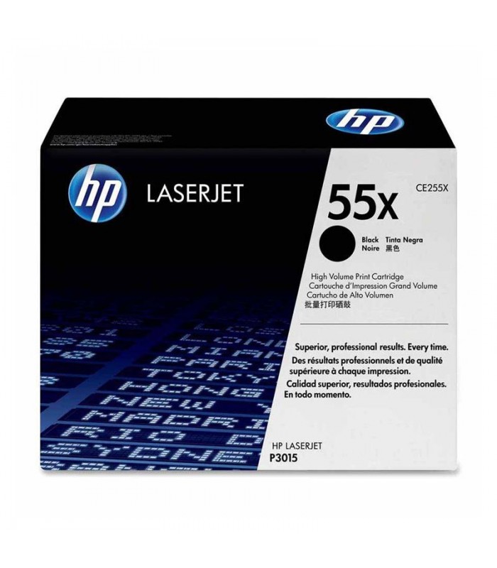 TONER  LASERJET HP  CE255X (55X) COLOR NEGRO.     
