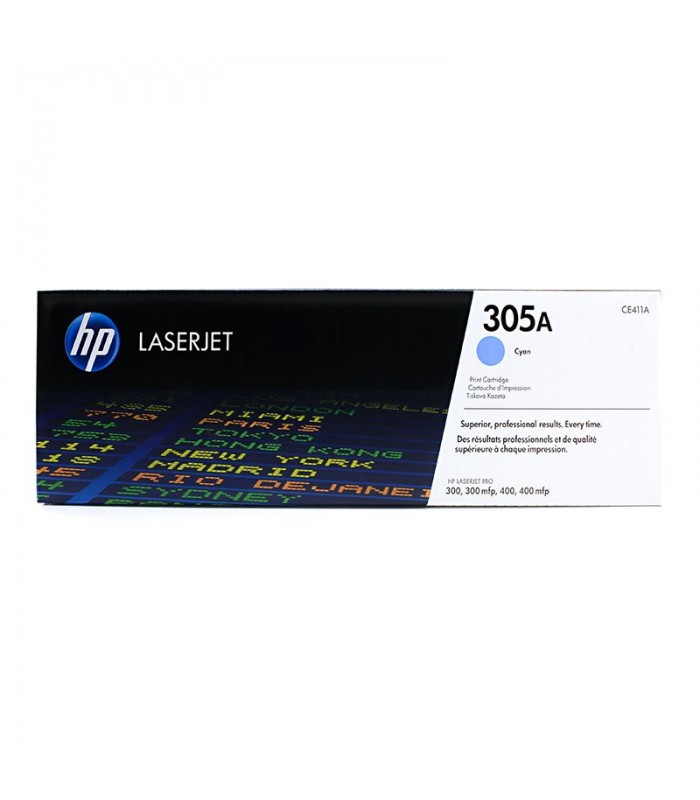 TONER LASERJET HP CE411A (305A) COLOR CIAN.