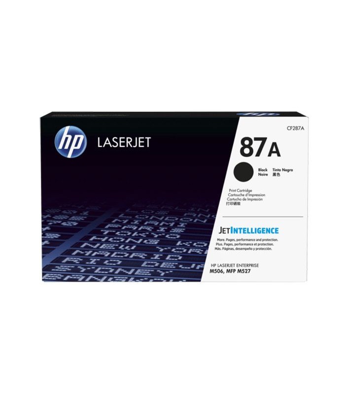 TONER LASERJET  HP CF287A (87A) COLOR NEGRO.