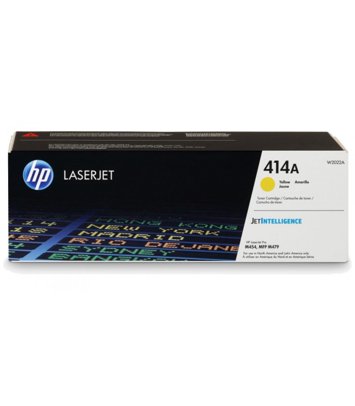TONER LASERJET HP W2022A (414A) COLOR YELLOW.          