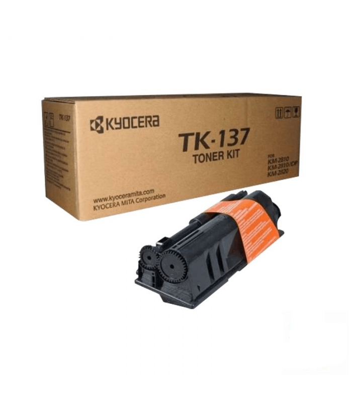 TONER ORIGINAL KYOCERA TK-137 COLOR NEGRO. 
