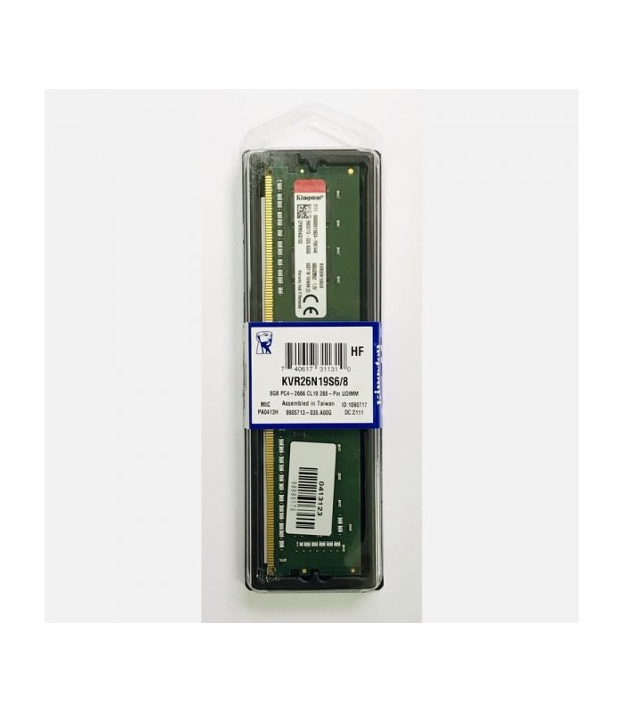 Memoria KINGSTON RAM DDR4 2666Mhz PC4-21300 (KVR26N19S6/8)