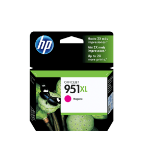 Cartucho de tinta HP CN046AL (951XL), color magenta, contiene 17ml.