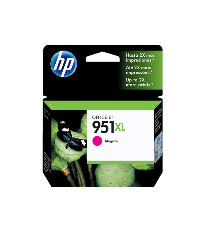 Cartucho de tinta HP CN046AL (951XL), color magenta, contiene 17ml.