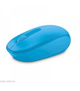 MOUSE OPTICO INALAMBRICO MICROSOFT MOBILE 1850 1000DPI RECEPTOR USB 2.4GHZ CYAN