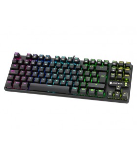 TECLADO MECANICO ANTRYX CHROME STORM MK830 NEGRO, BROWN SWITCH TKL (AMK-CS830KBR)