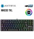 TECLADO MECANICO ANTRYX CHROME STORM MK830 NEGRO, BROWN SWITCH TKL (AMK-CS830KBR)