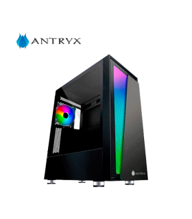 CASE MID TOWER ANTRYX RX-450 AC-RX450K  BLACK ARGB USB 3.0 VIDRIO TEMP
