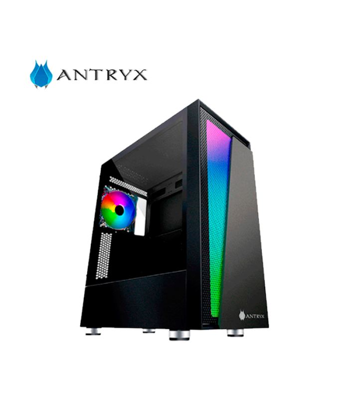CASE MID TOWER ANTRYX RX-450 AC-RX450K  BLACK ARGB USB 3.0 VIDRIO TEMP