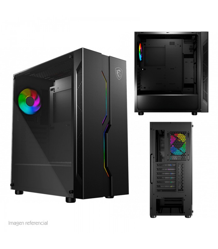 CASE MSI MPG VAMPIRIC 010, ARGB, MID TOWER, ATX, NEGRO, USB 2.0 / USB 3.0 AUDIO