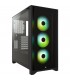 CASE CORSAIR ICUE 4000X RGB, MID TOWER, ATX, NEGRO.