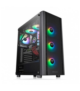 CASE THERMALTAKE V250 TG ARGB MID-TOWER, NEGRO NO INCLUYE FUENTE DE PODER (PSU)