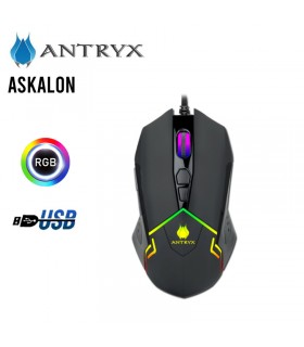 MOUSE GAMING ANTRYX CHROME STORM ASKALON DPI 12400, RGB (AGM-6100K)