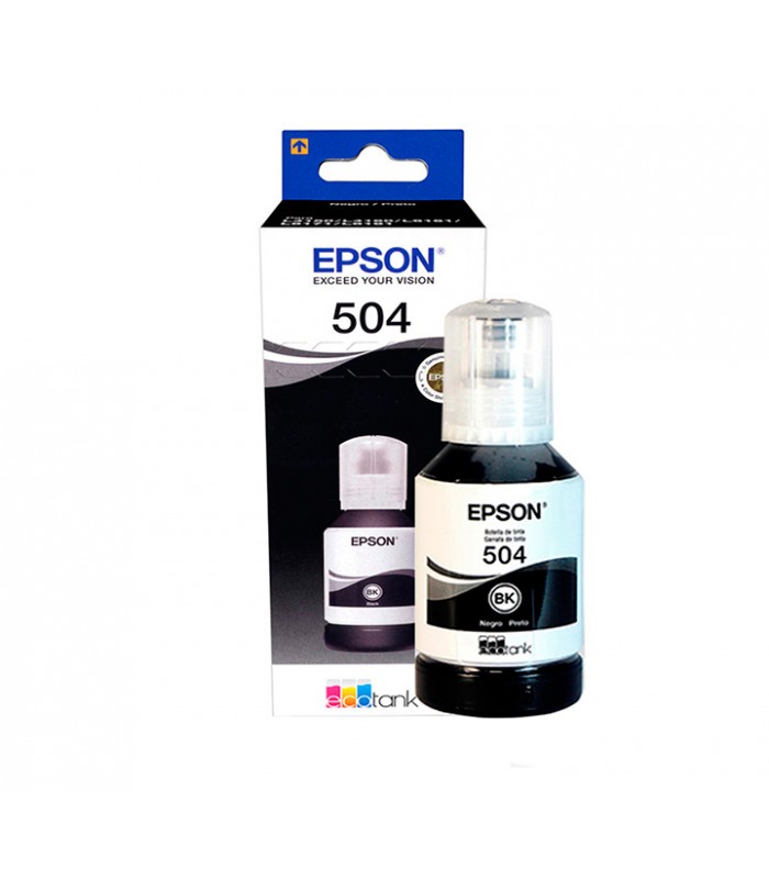 BOTELLA DE TINTA EPSON T504120 COLOR NEGRO 127ML PARA EPSON L4160