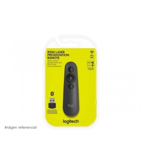 PRESENTADOR INALAMBRICO LOGITECH R500 2.4GHZ RECEPTOR USB PUNTERO LASER ROJO