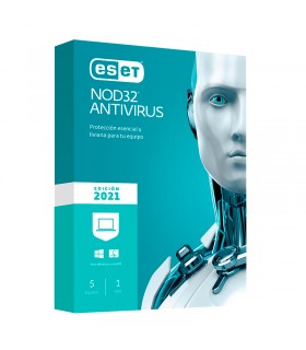 ESET NOD32  2021  ANTIVIRUS 5PC PRESENTACION EN CAJA.