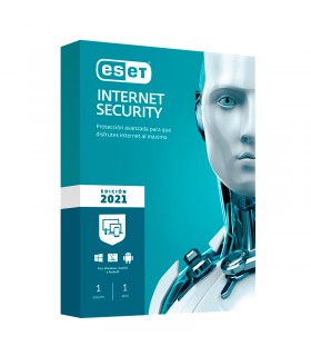 ESET INTERNET SECURITY  2021  1PC PRESENTACION EN CAJA