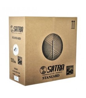 CABLE CATEGORIA 5E UTP SATRA COLOR GRIS X ROLLO (305 M)