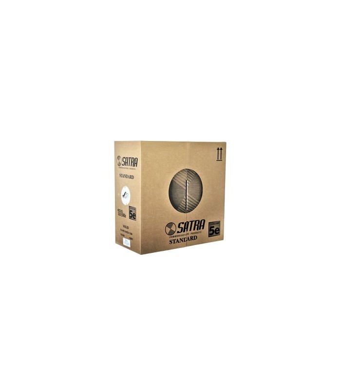 CABLE CATEGORIA 5E UTP SATRA COLOR GRIS X ROLLO (305 M)