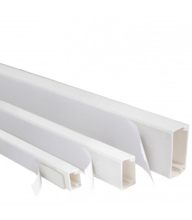 CANALETA C/ ADHESIVO  39X19 BLANCO SATRA